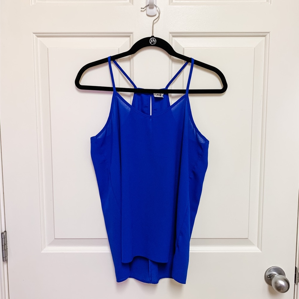 Paper Crane Blue Tank